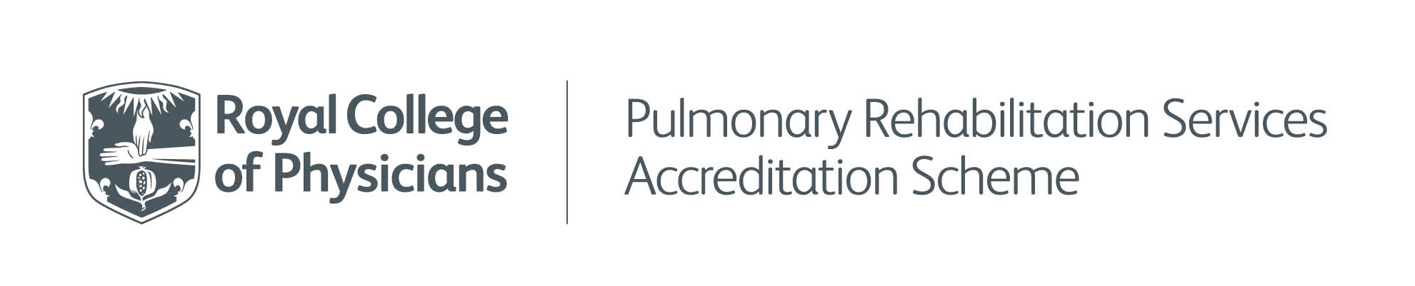 Logo for Pulmonary Rehabilitation Services Accreditation Scheme