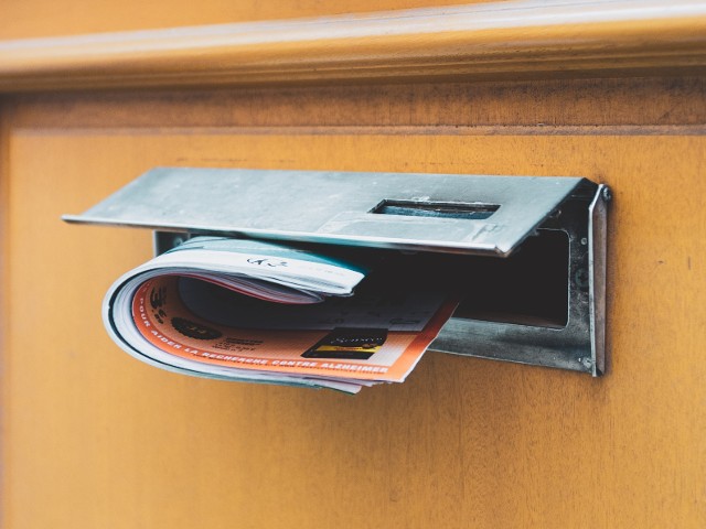 An image of post in a letterbox