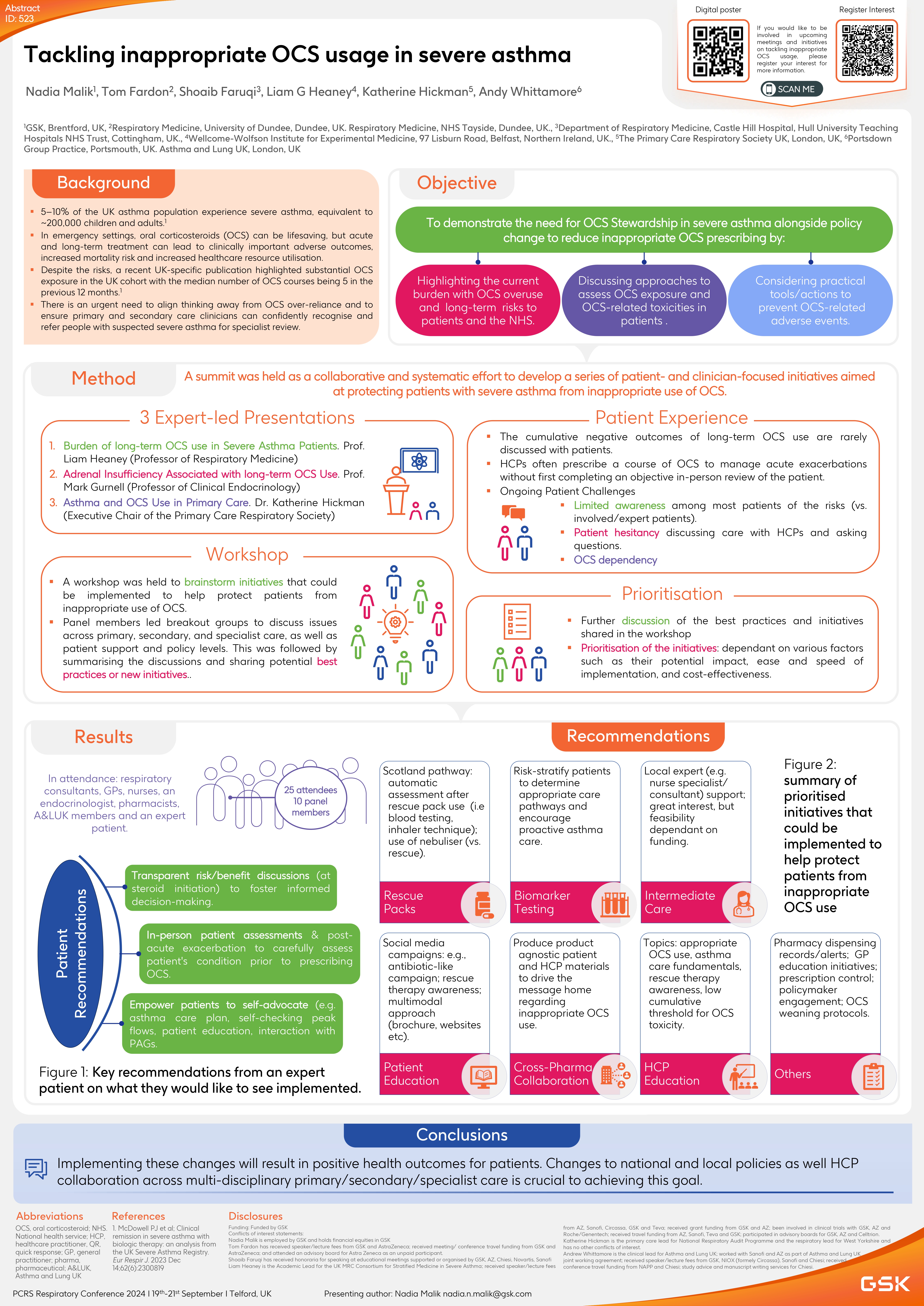 Abstract poster - Tackling inappropriate OCS usage in severe asthma (ID 585)